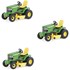 John Deere Lawn Tractor 1/32 Scale, Green, Yellow, 3 Pack