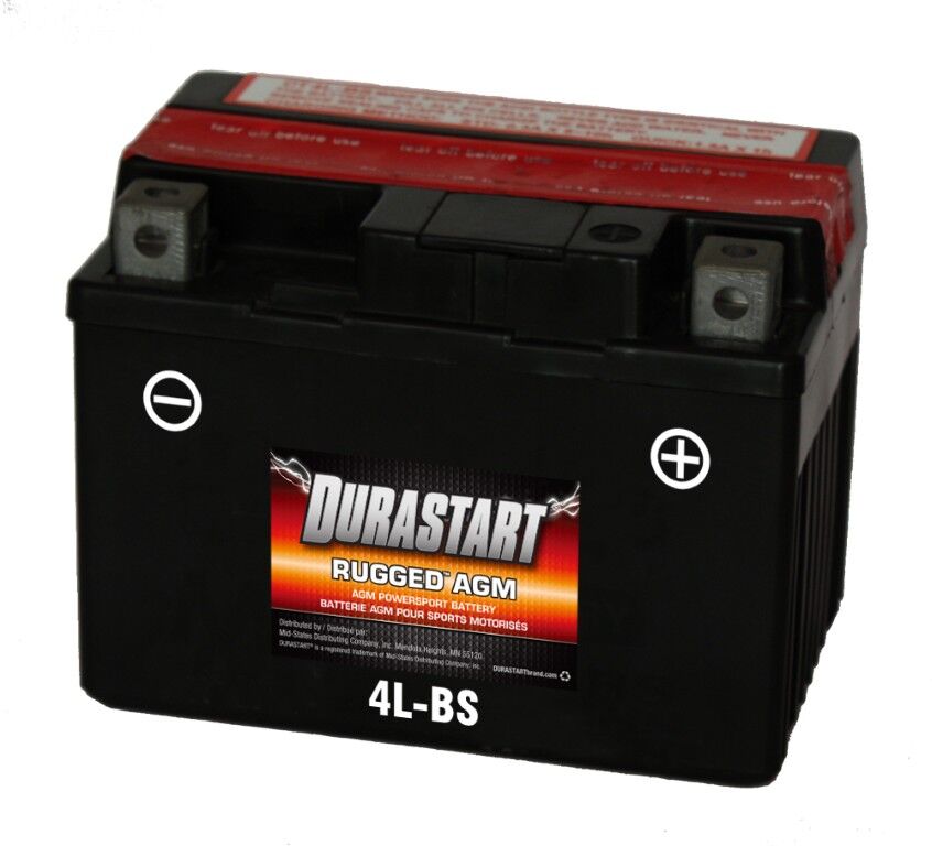 Durastart 4L-BS Rugged AGM Powersport Battery