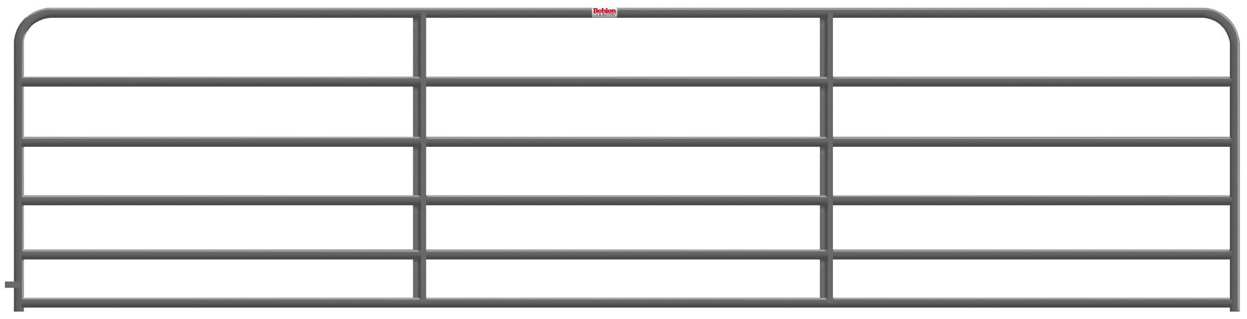 Behlen Country Gray The Heritage Round Corner Gate, 16-Ft x 50-In