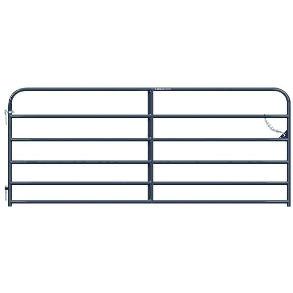 Behlen Country Gray The Heritage Round Corner Gate, 16-Ft x 50-In