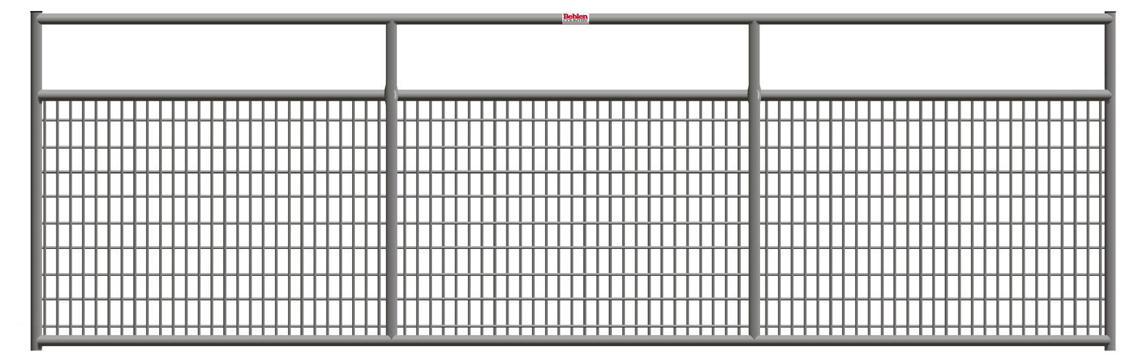 Behlen Country Gray Frontier Gate, 16-Ft x 50-In