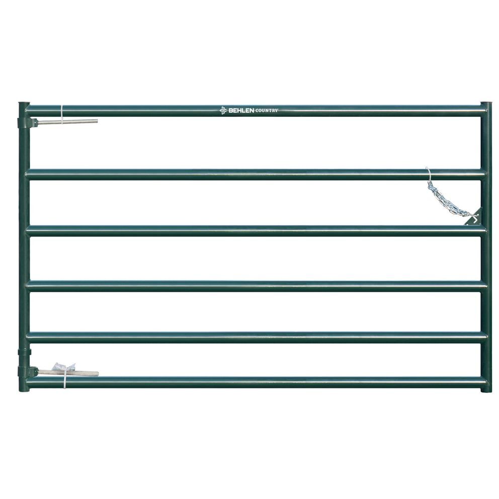 Behlen Country Green AgStar Max Collared Hinge Gate, 4-Ft x 50-In
