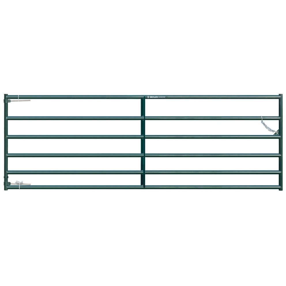 Behlen Country Green AgStar Max Collared Hinge Gate, 8-Ft x 50-In