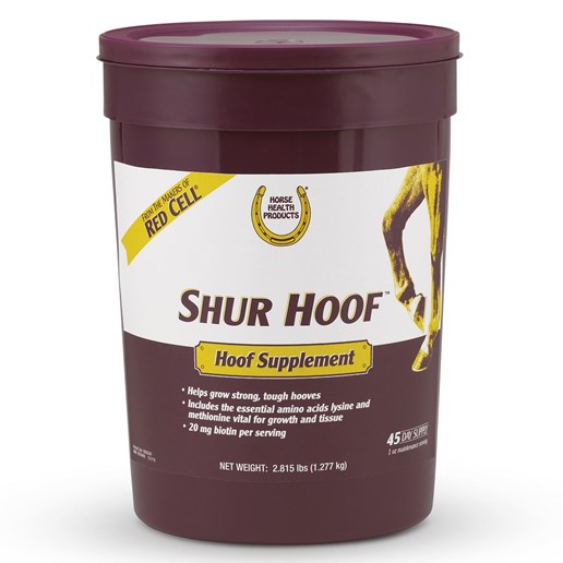 Shur Hoof Supplement for Horses, 2.81-lb tub