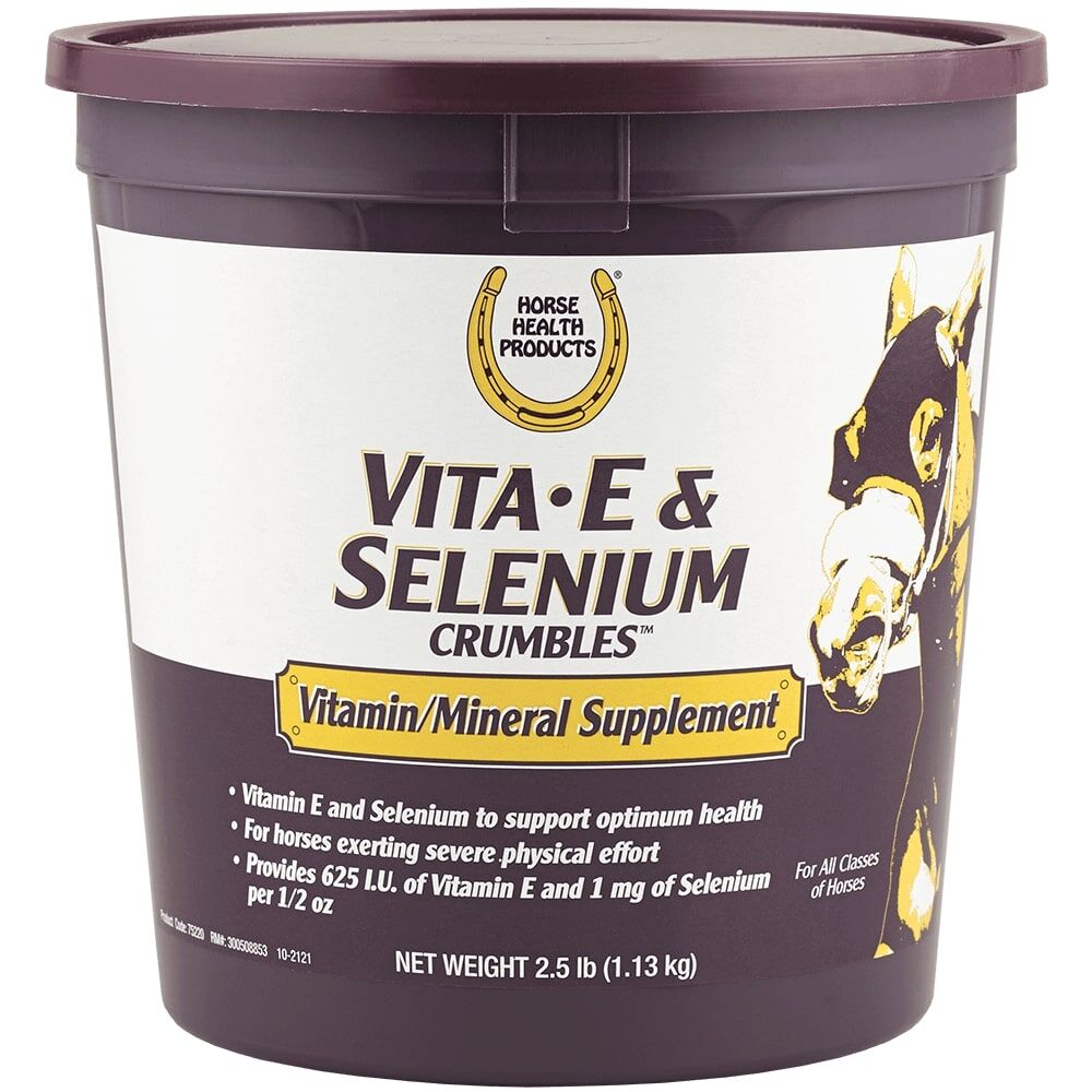 Horse Health Products Vita-E & Selenium Crumbles, 3-Lb