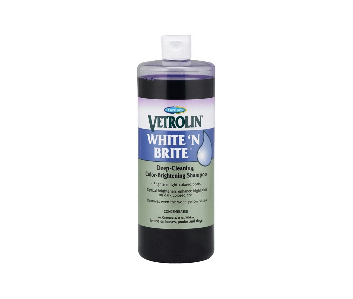 Farnam Vetrolin White 'N Brite Shampoo, 32-Oz
