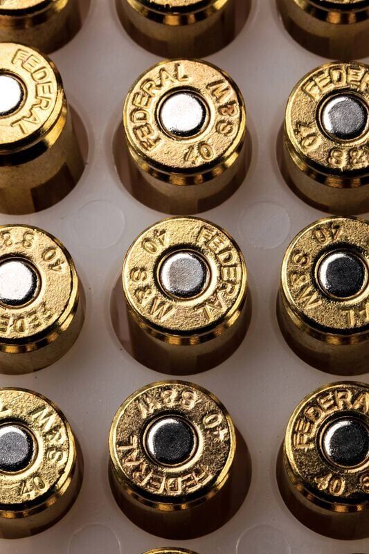 Federal American Eagle .40 S&W, 155 Grain Full Metal Jacket Pistol Ammo, 50-Rd