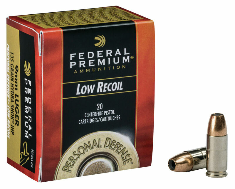 Personal Defense Hydra-Shok Low Recoil 9 mm Luger