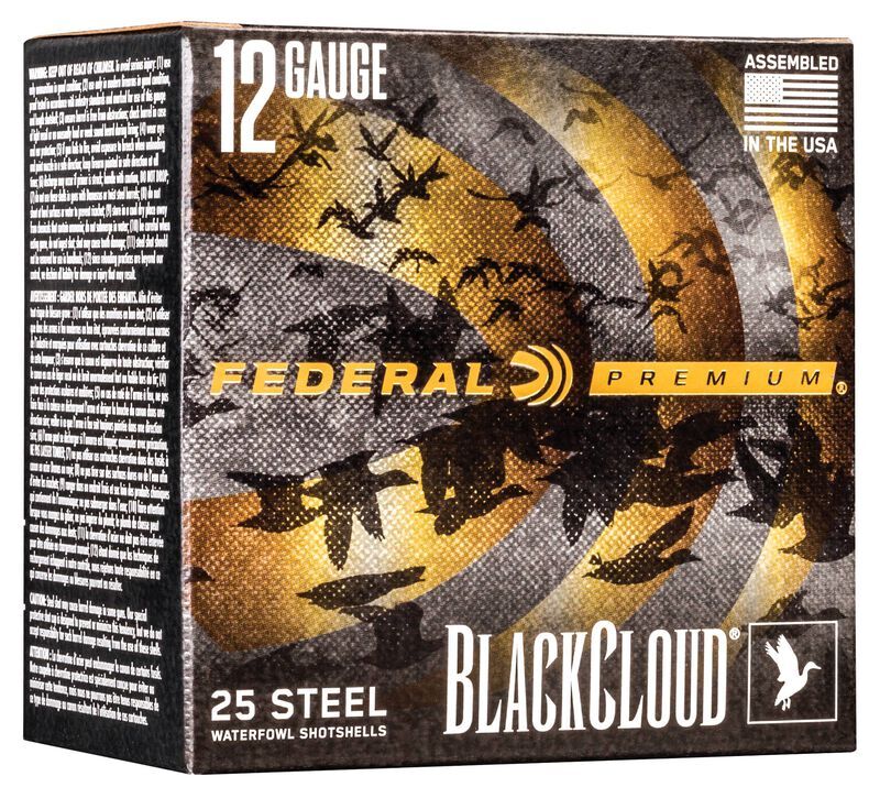 Federal Black Cloud FS Steel 12 Gauge 3" #4 Shot, 1 1/4-Oz, 25-Rd