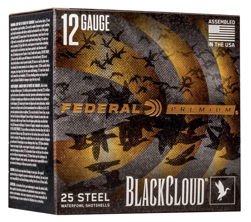 Federal Black Cloud FS Steel 12 Gauge 3" BB Shot, 1 1/4-Oz, 25-Rd