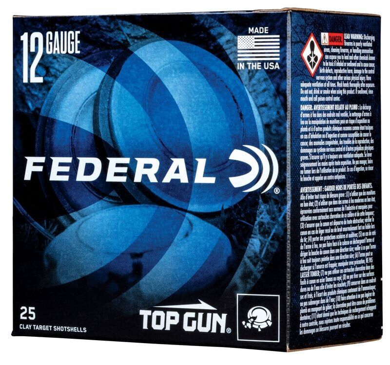 Federal Top Gun 12 Gauge 2 3/4" #7.5 Shot, 1 1/8-Oz, 25-Rd