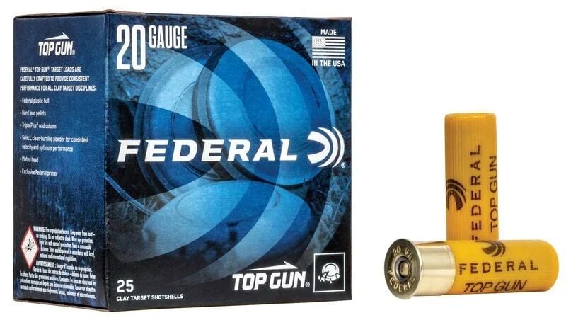 Federal Top Gun 20 Gauge 2-3/4-In 7.5 Shot, 7/8-Oz, 25-Rd