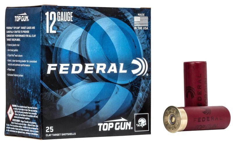 Federal Top Gun 12 Gauge 2 3/4-In 7.5 Shot, 1 1/8-Oz, 25-Rd