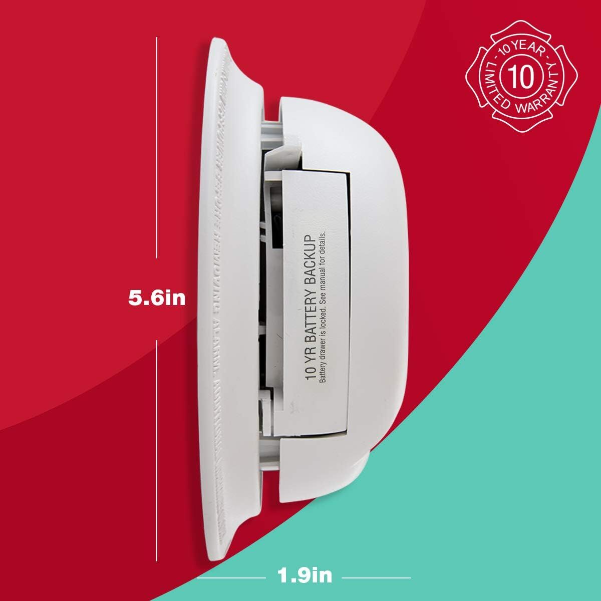 First Alert Hardwired Electric Combination Smoke/CO Alarm With Adapter Plugs