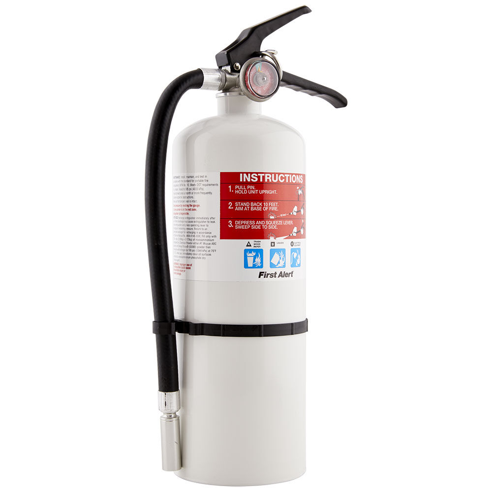 First Alert HOME2 Rechargeable Compliance UL Rated Fire Extinguisher, 5-Lb