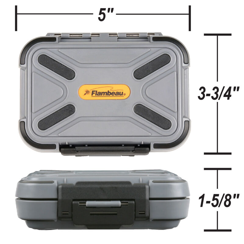 Flambeau Medium Blue Ribbon 8 Compartment Waterproof Fly Box
