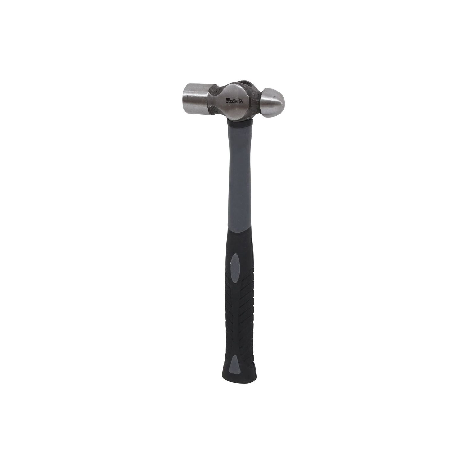 Black Diamond Ball Peen Hammer with Fiberglass Handle, 24-Oz