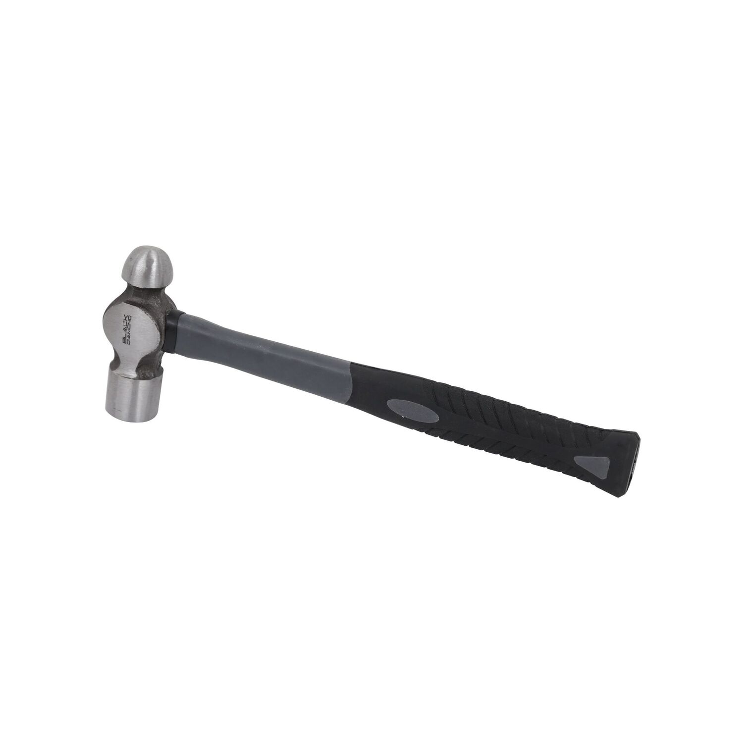 Black Diamond Ball Peen Hammer with Fiberglass Handle, 24-Oz