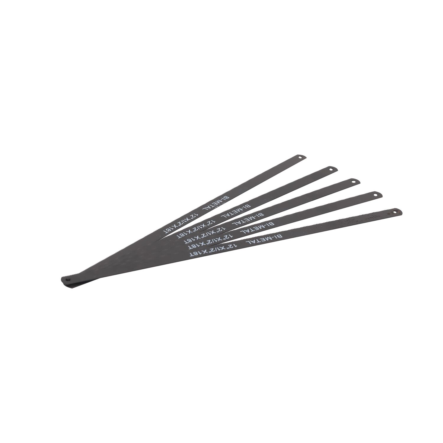 Black Diamond Bi-Metal 24T Saw Blade, 1/2-In x 12-In, 5-Pc