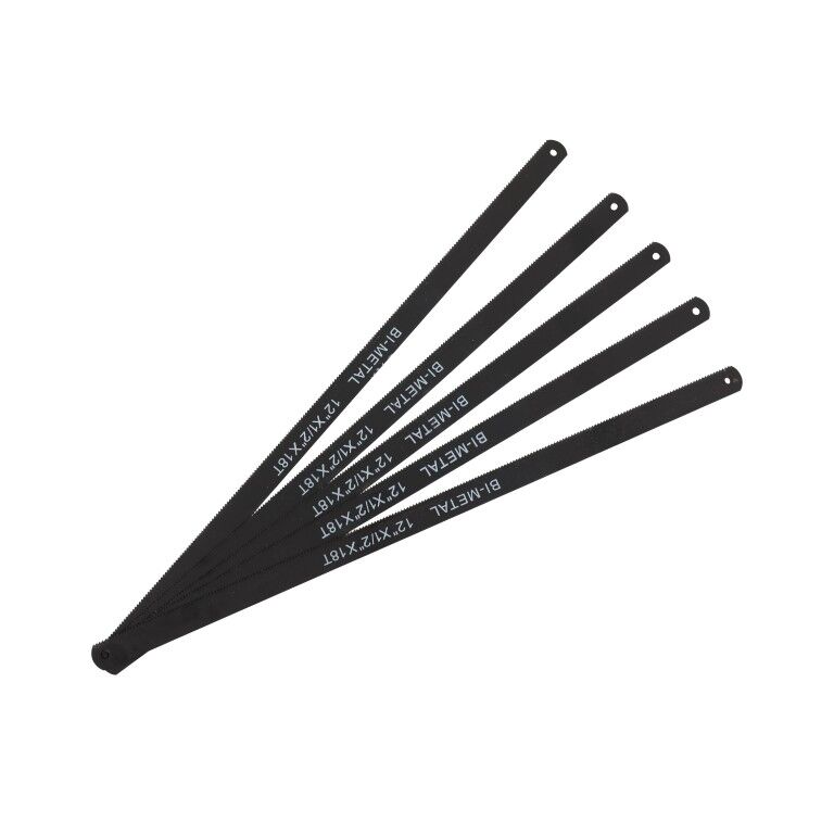 Black Diamond Bi-Metal Saw Blade, 1/2-In x 12-In, 5-Pk
