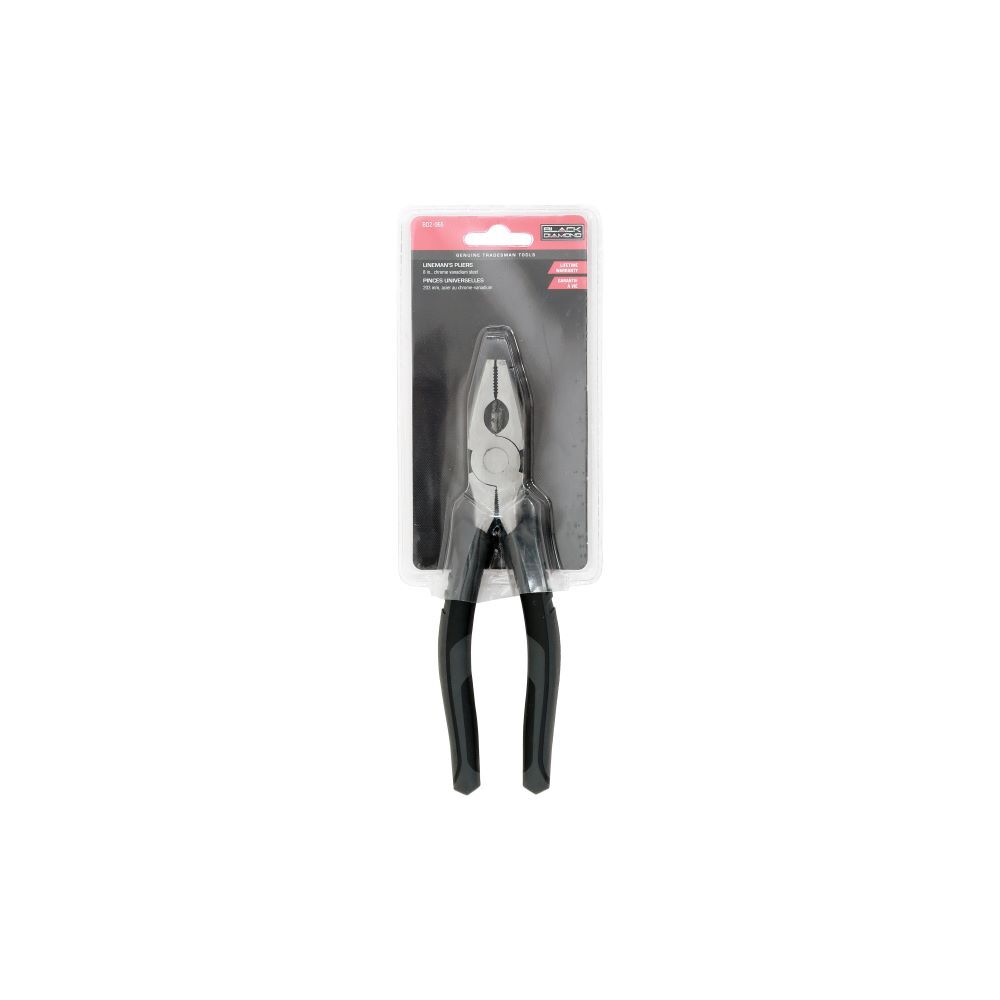 Black Diamond Lineman's Pliers, 8-In