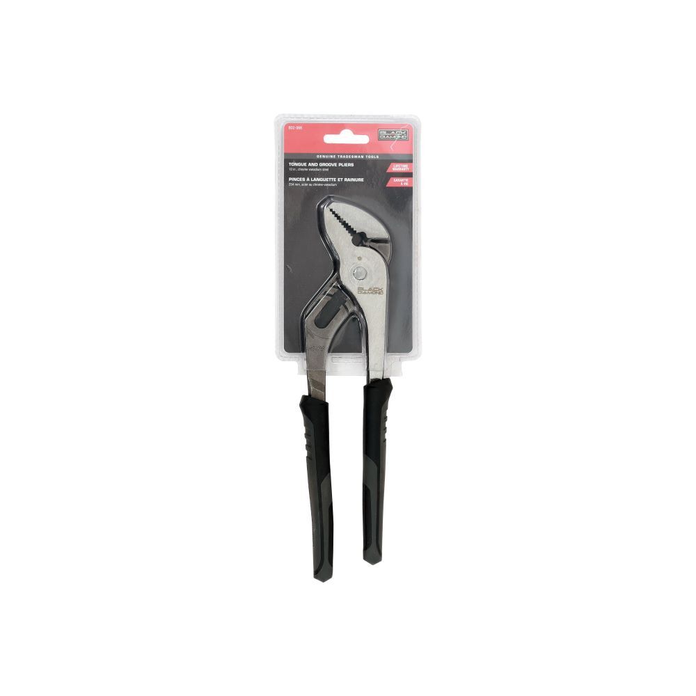 Black Diamond Tongue & Groove Pliers, 10-In