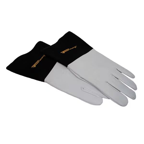 Forney Multi-Process White/Black Goatskin Welding Gloves, Size XL