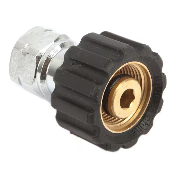 Forney Industries Pressure Washer Screw Coupling, M22F x 1/4 in. FNPT
