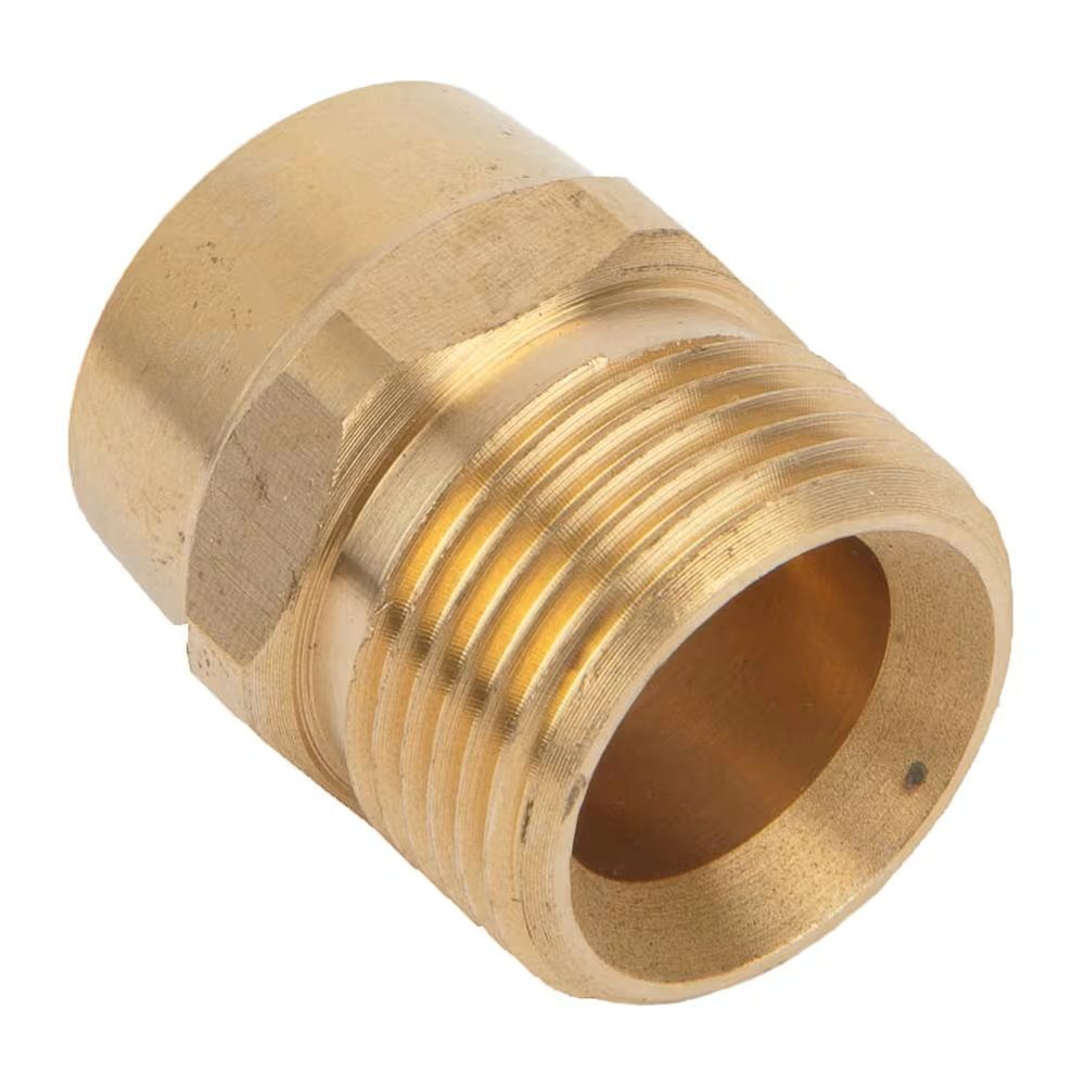 Forney Industries Pressure Washer Screw Nipple, M22M x 1/4 in. FNPT