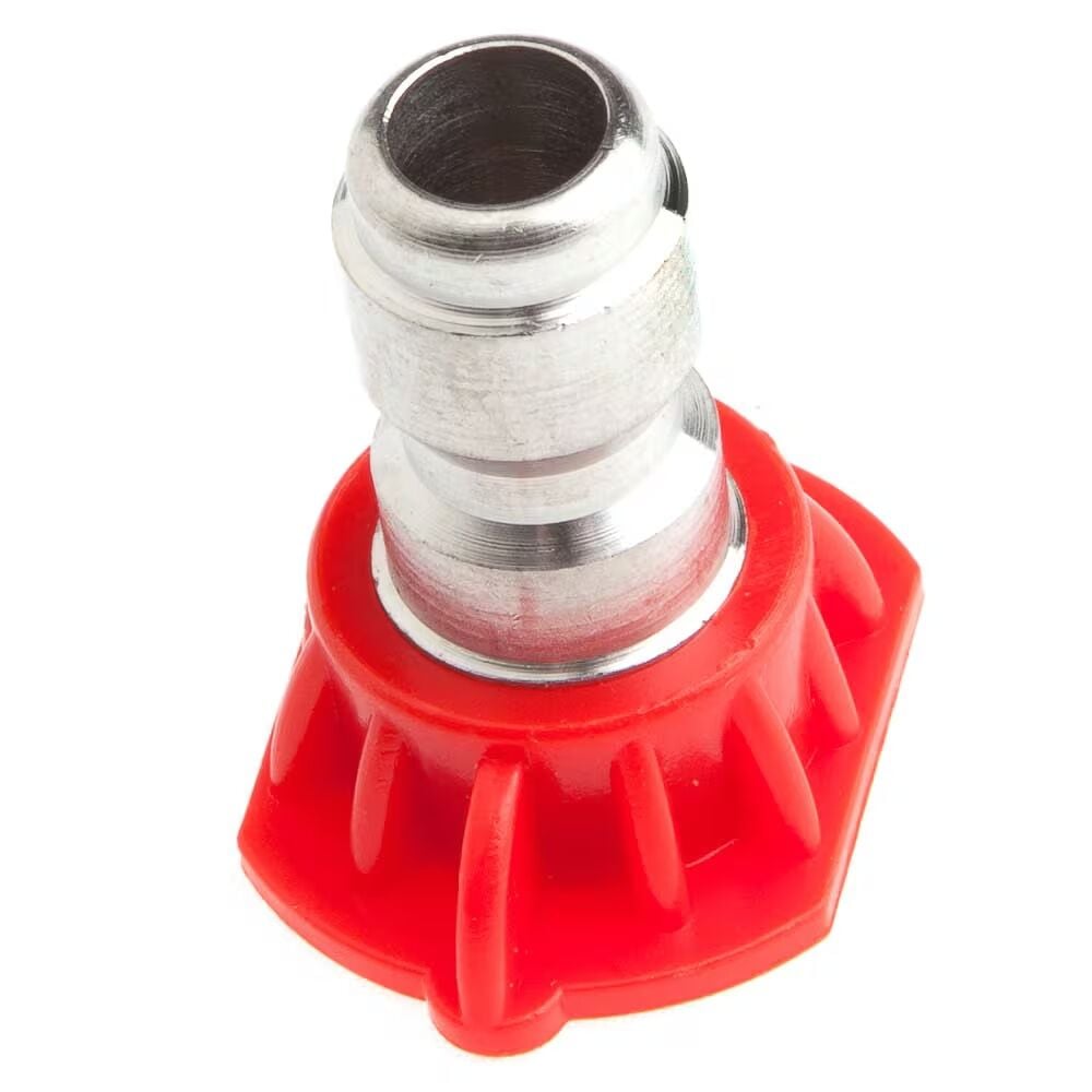 Forney Industries Red Pressure Washer Blasting Nozzle, 0° x 4.5 mm.