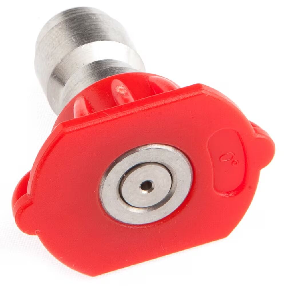 Forney Industries Red Pressure Washer Blasting Nozzle, 0° x 4.5 mm.