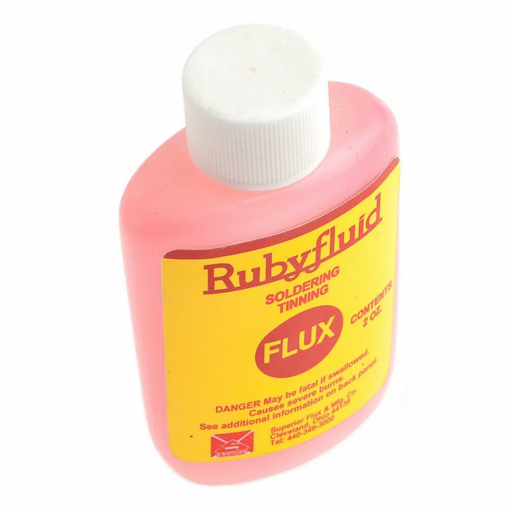 Rubyfluid Water Soluble Liquid Flux, 2 Oz., Bulk