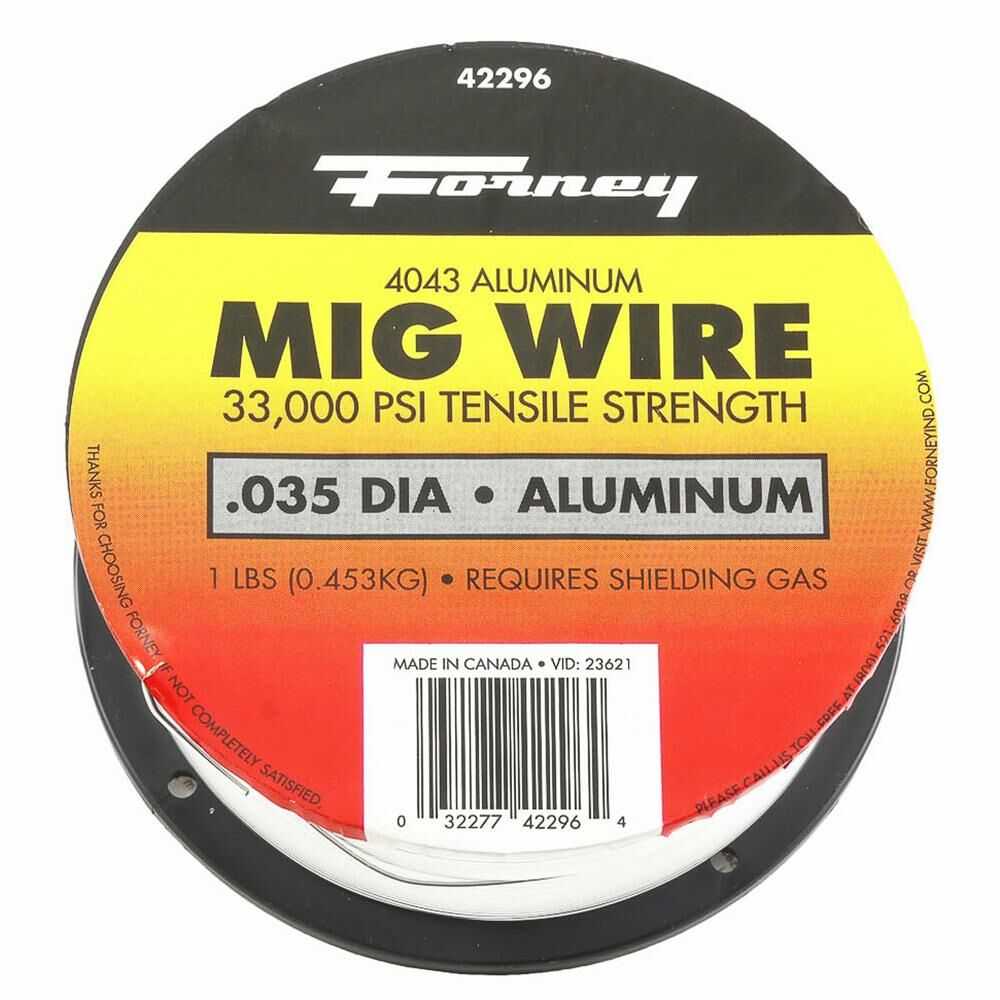 Er4043, 0.035" X 1 Lb., Aluminum Mig Welding Wire