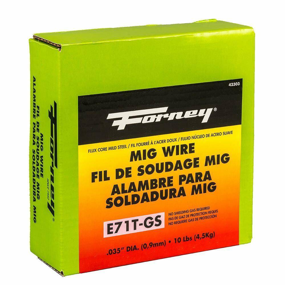 E71T-Gs Self, 0.035" X 10 Lbs., Steel Flux-Core Welding Wire