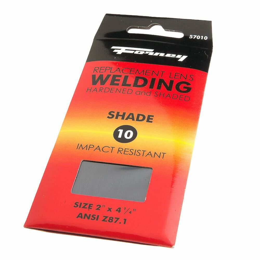 Welding Lens, 2" X 4-1/4", Shade #10