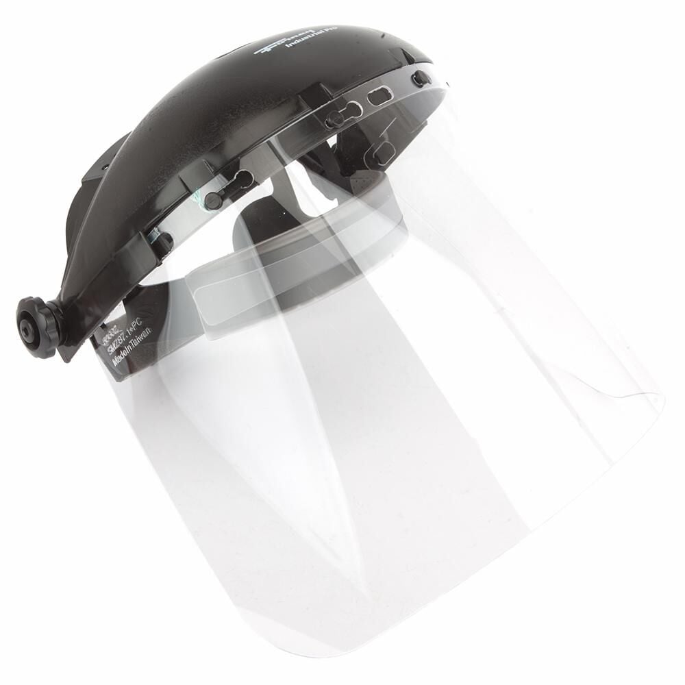 Forney Industries Clear Face Shield With Ratchet Type Headgear
