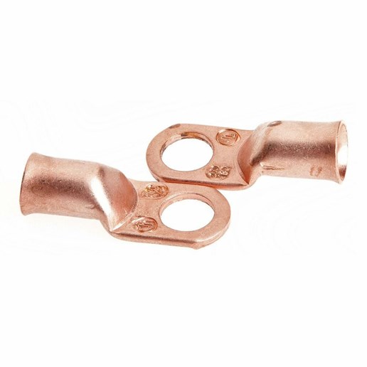 Lug For #2/0 Cable, 1/2" Stud, Premium Copper