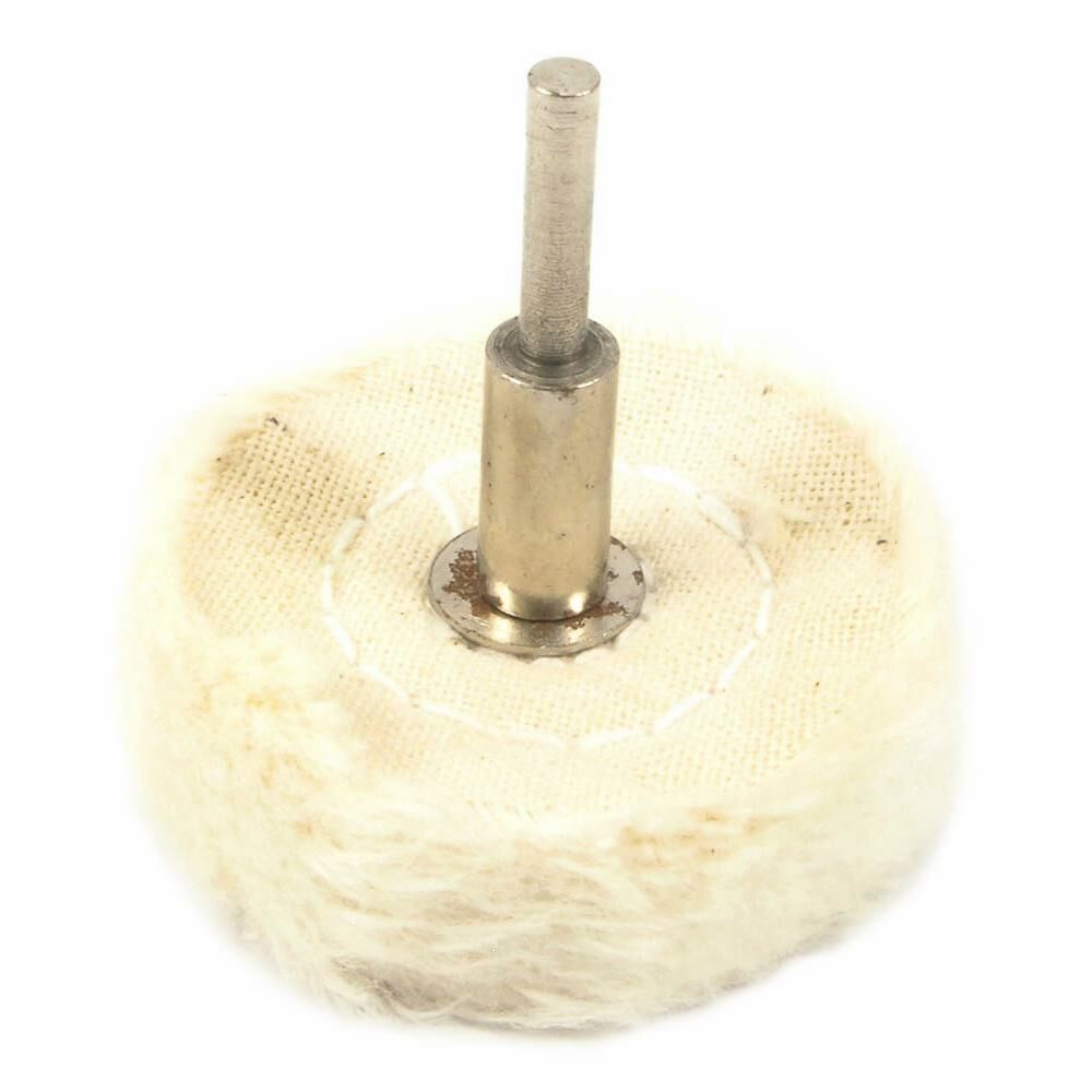 Buffing Wheel, Cotton, 1-1/2" X 1/8" Shaft