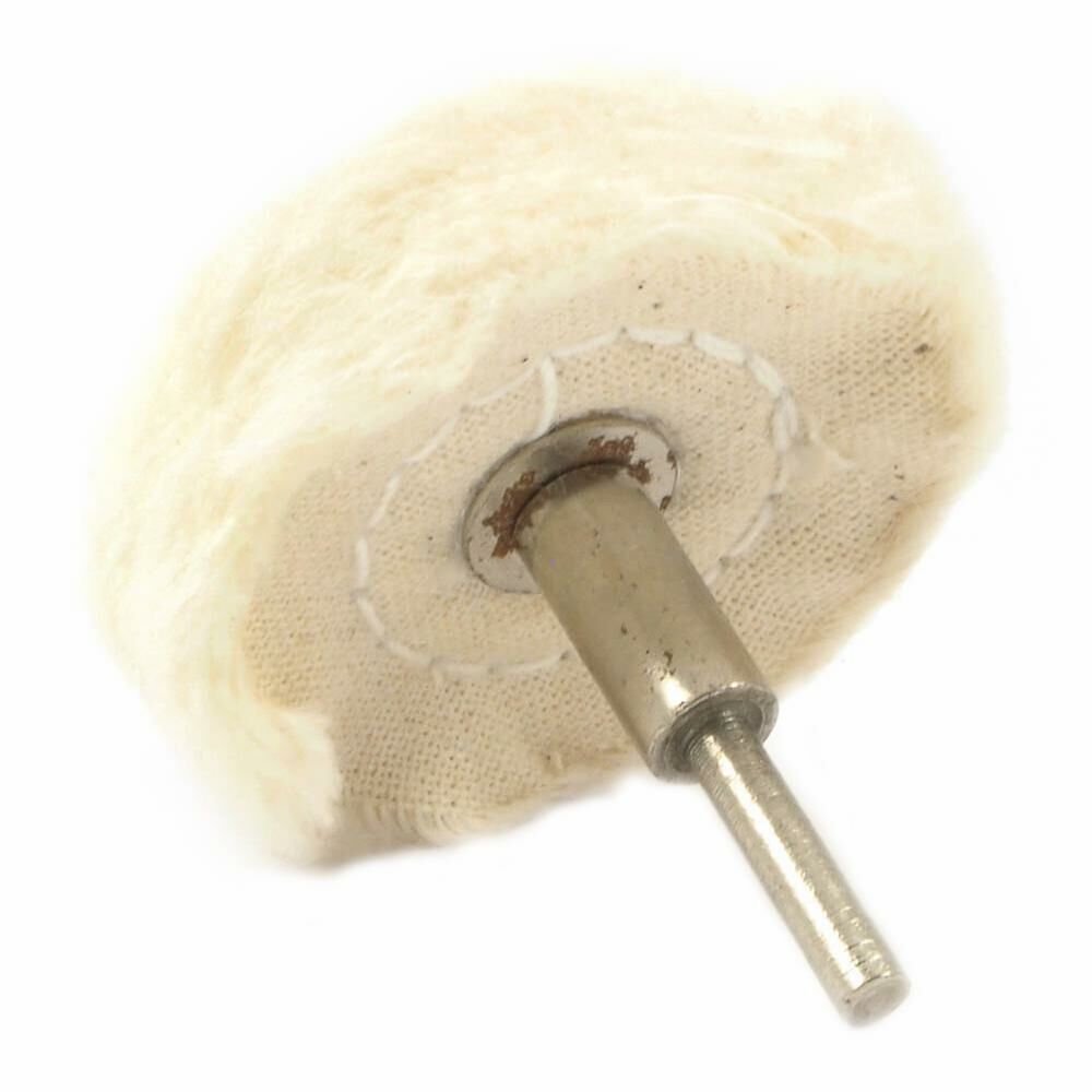 Buffing Wheel, Cotton, 1-1/2" X 1/8" Shaft