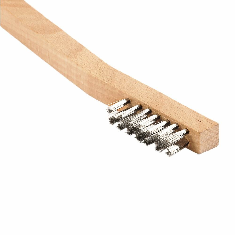 Scratch Brush, Stainless, 3 X 7 Rows