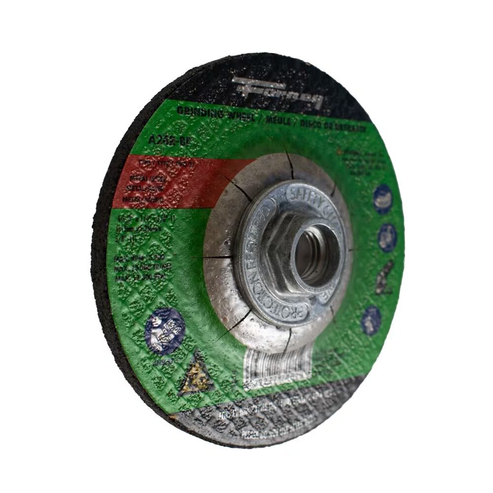 Forney Industries Metal Grinding Wheel Type 27, 4 1/2-In x 1/4-In x 5/8-In - 11