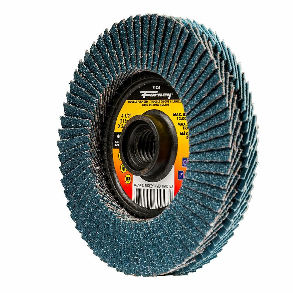 4-1/2" Double-Sided Flap Disc, 40/80 Grits