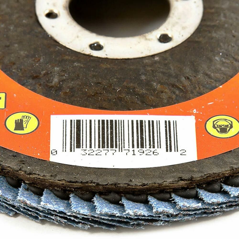 Flap Disc, Type 27, 4-1/2" X 7/8", Za36