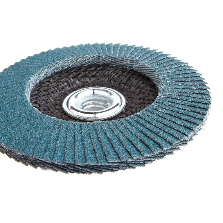 Forney Industries Zirconia Flap Disc Type 29, 60-Grit, 4 1/2-In x 5/8-In - 11