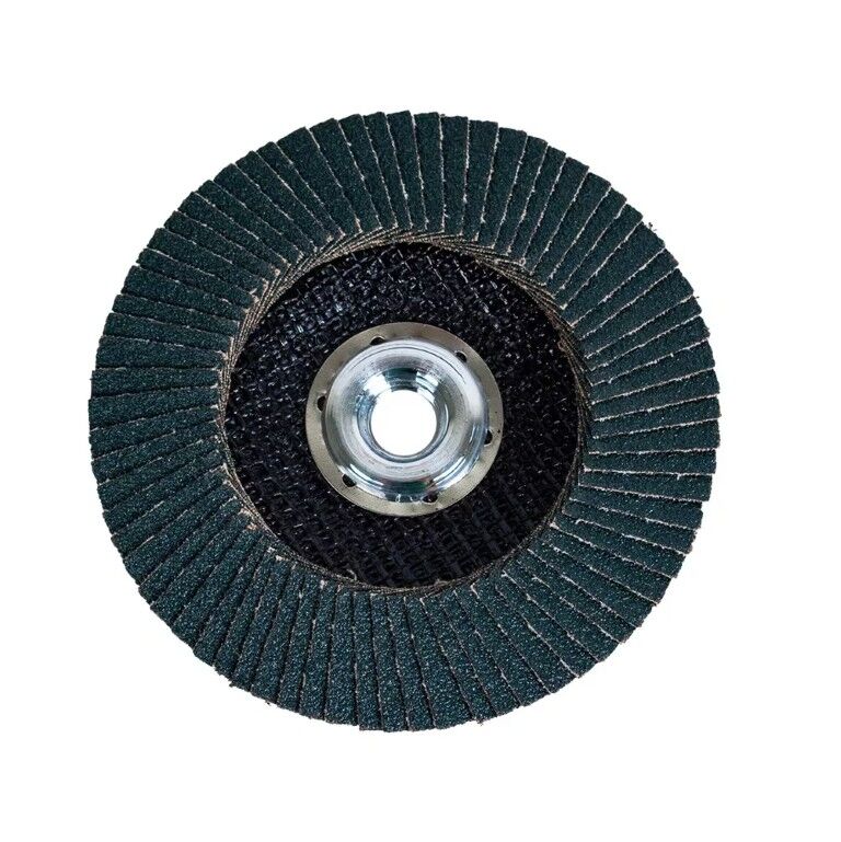 Forney Industries Zirconia Flap Disc Type 29, 80-Grit, 4 1/2-In x 5/8-In - 11