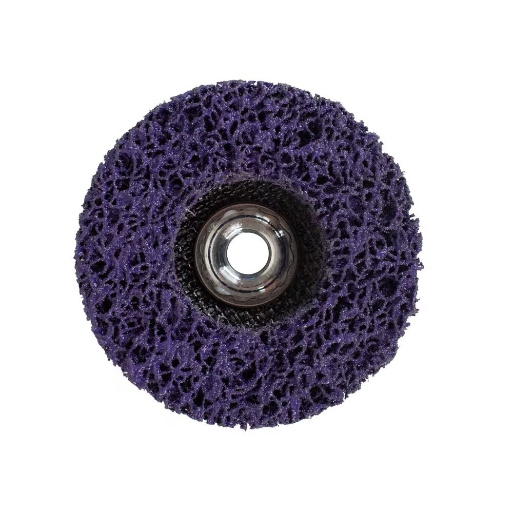 Forney Industries Heavy Duty Strip And Finish Disc Type 27, 4 1/2-In x 5/8-In - 11