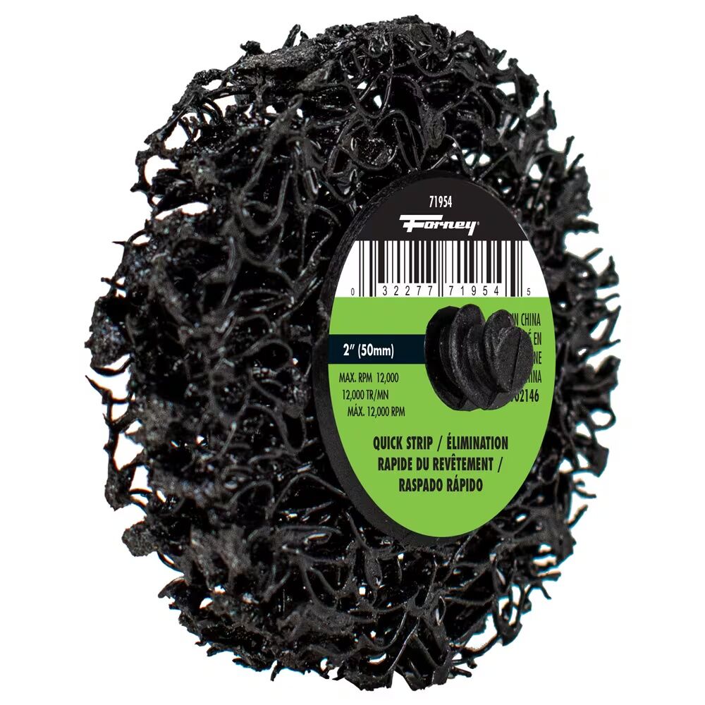 Forney Industries Quick Change Stripping Disc Extra Coarse Grit, 2-In
