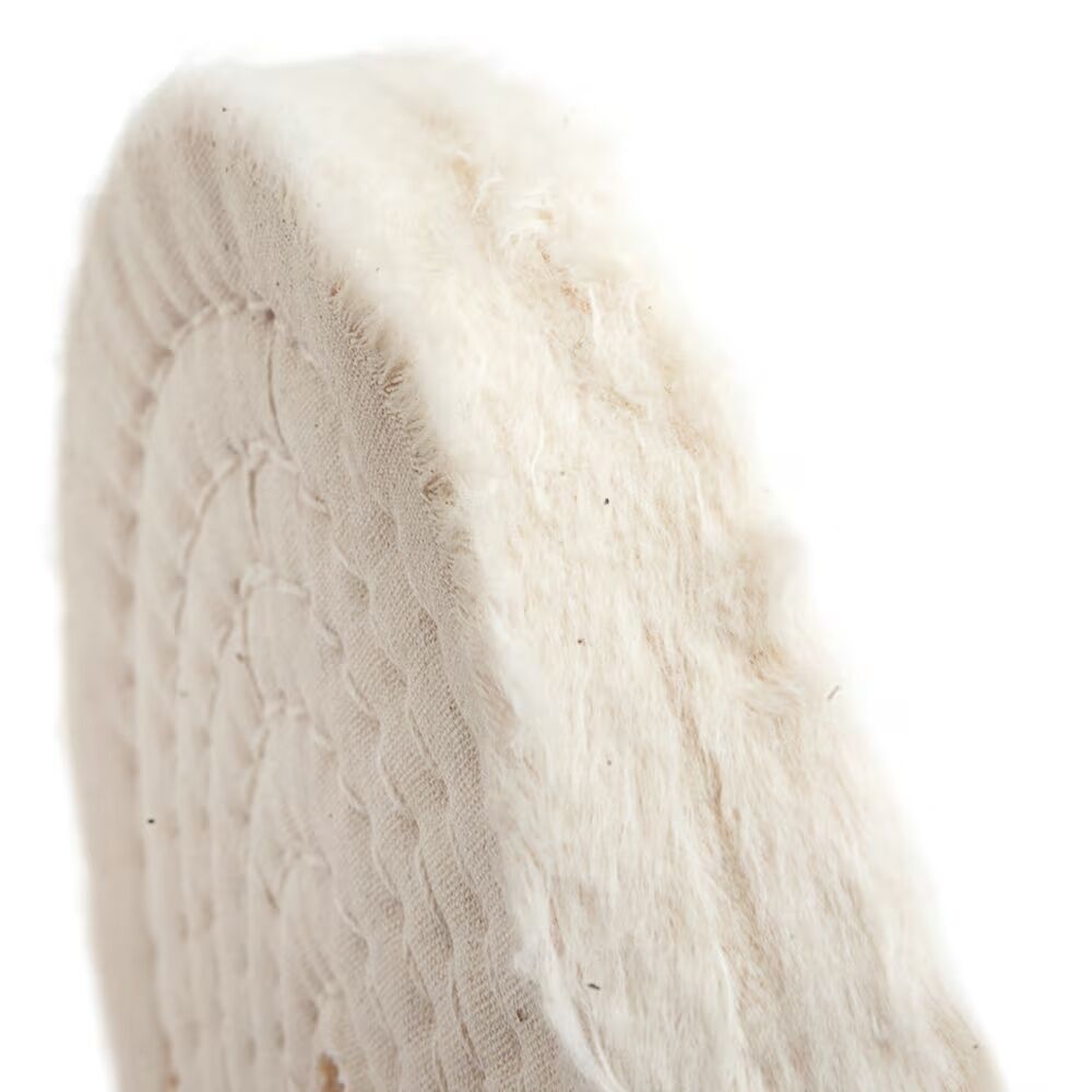 Forney Industries Cotton Buffing Wheel, 6-In x 1/2-In