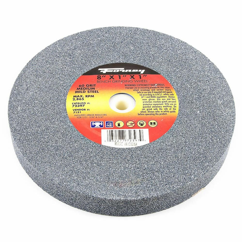 Bench Grinding Wheel, 8" X 1" X 1"