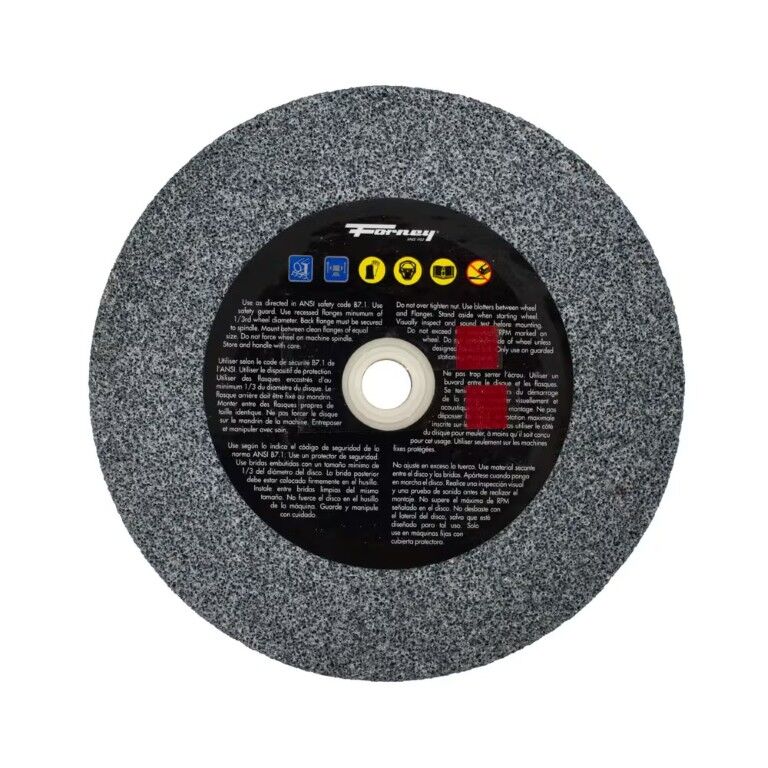 Forney Industries Bench Grinding Wheel, 36-Grit, 6-In x 3/4-In x 1-In